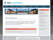 Tablet Screenshot of aidtforsamlingshus.dk